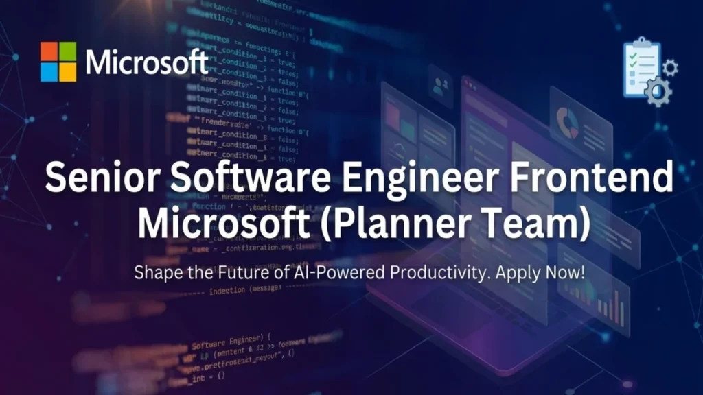 Senior Software Engineer Frontend Microsoft