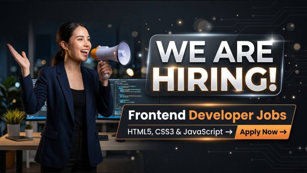 Frontend Developer Jobs – HTML5, CSS3 & JavaScript