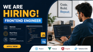 Frontend Engineer (Remote, Part-Time Contract) – JavaScript & TypeScript Developer Opportunity