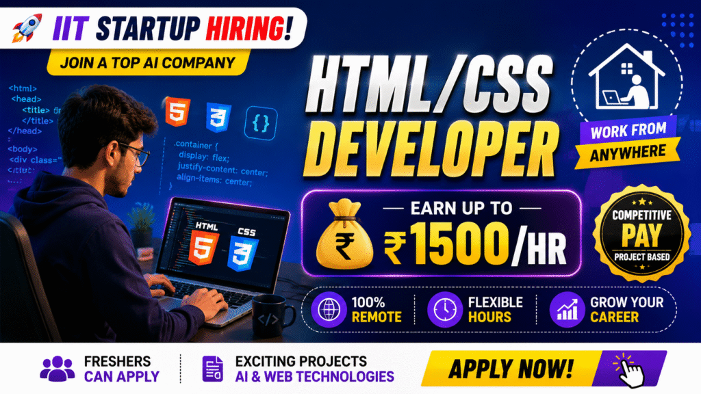 HTML CSS Developer Job